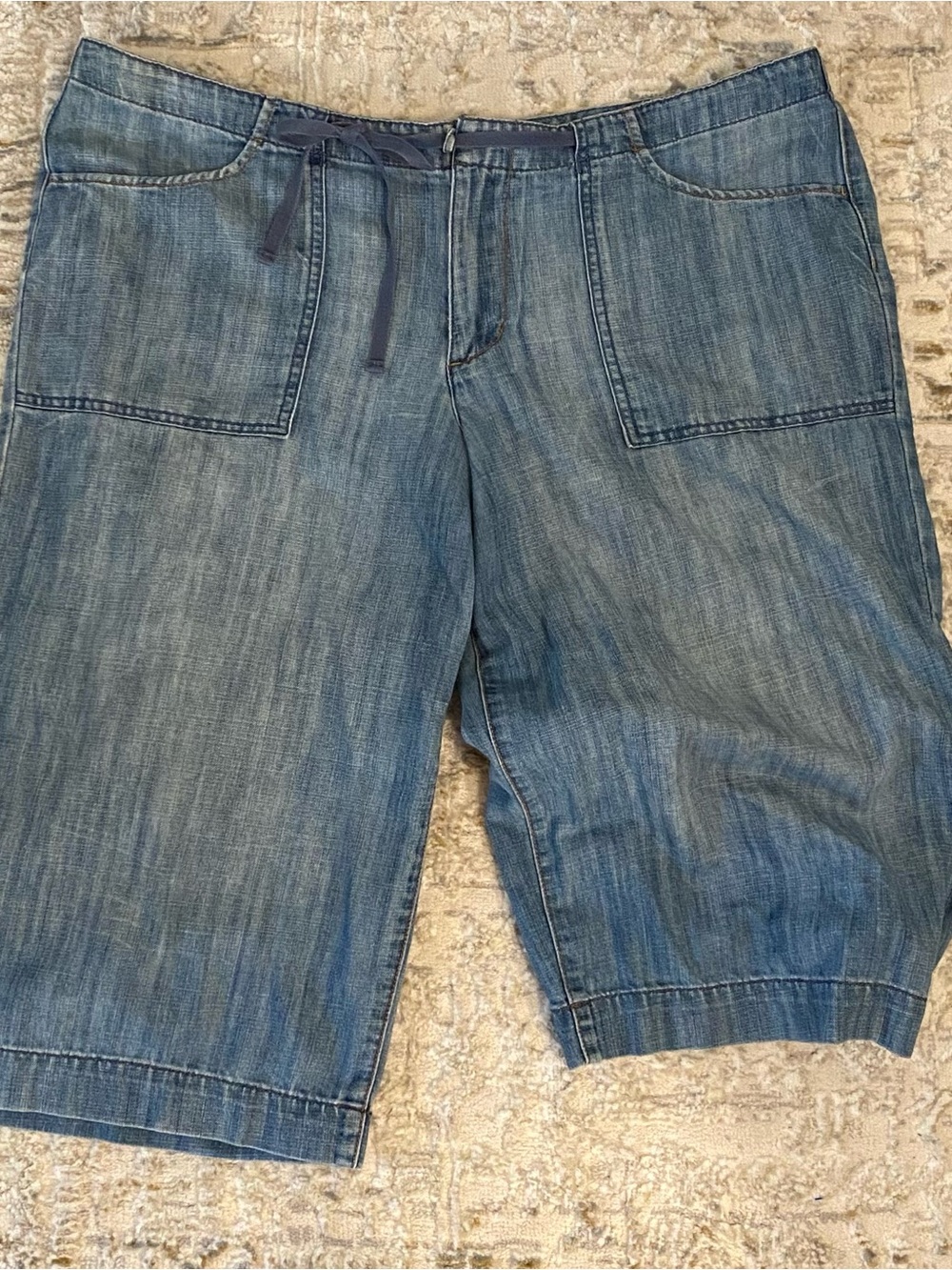 Venezia Light Blue Denim Jean Shorts